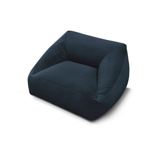 Temno modra vreča za sedenje iz umetnega krzna Lilibet – Bobochic Paris-image-3