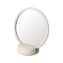 Krem belo namizno kozmetično ogledalo Blomus, višina 18,5 cm