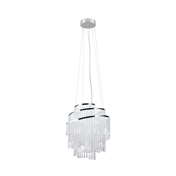 LED viseča svetilka v srebrni barvi ø 48 cm Pomp – Trio