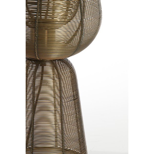 Kovinska namizna svetilka v bronasti barvi (višina 42 cm) Aboso – Light & Living-image-2