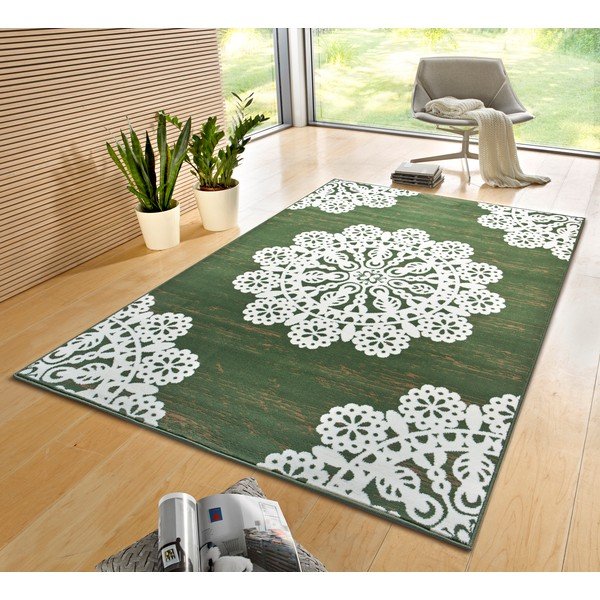 Zelena preproga 150x80 cm Lace - Hanse Home-image-1