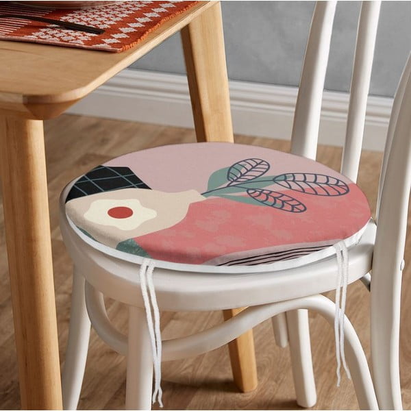 Sedežna blazina ø 42 cm Illustrated Flower – Mila Home