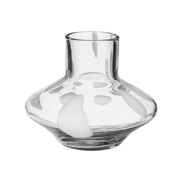 Steklena ročno izdelana vaza (višina 28 cm) Glom – noo.ma