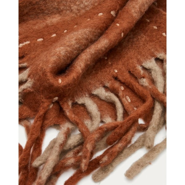 Odeja iz volne in mešanih vlaken 130x170 cm Mayela – Kave Home-image-1