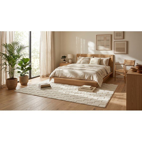 Kremno bela preproga 120x170 cm Mosaic – ESTE-image-3