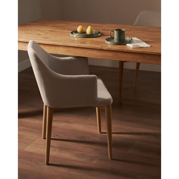 Hrastova jedilna miza Kave Home, 180 x 90 cm-image-2