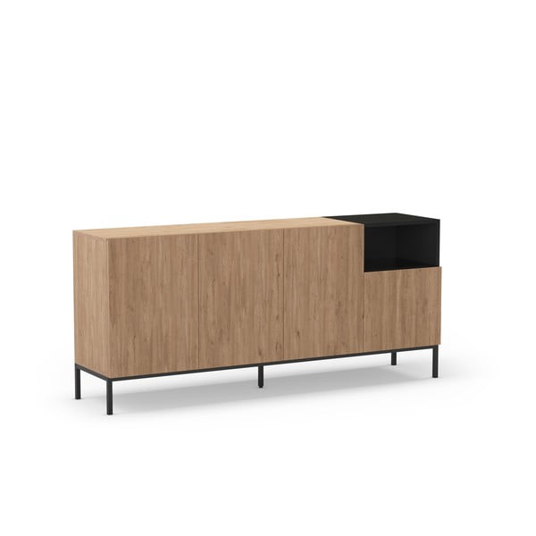 Komoda v naravni barvi 180x80 cm Cailin – Marckeric-image-1