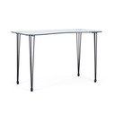 Pisalna miza s stekleno mizno ploščo 60x120 cm Rondo – Bizzotto