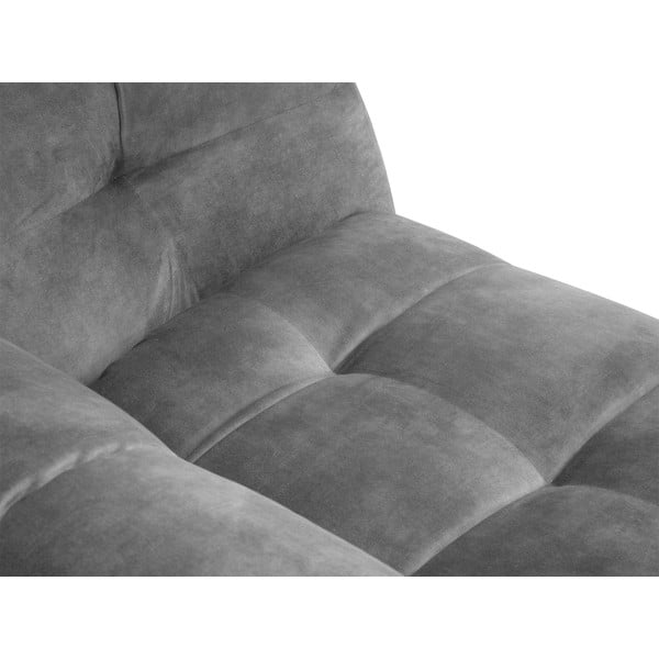Siva žametna zofa Windsor & Co Sofas Vesta, 208 cm-image-1