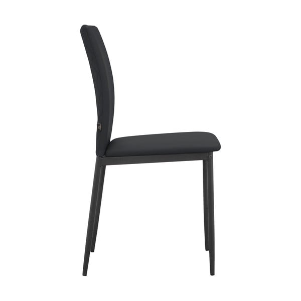 Črni jedilni stoli v kompletu 2 ks iz umetnega usnja Pavia – Støraa-image-2