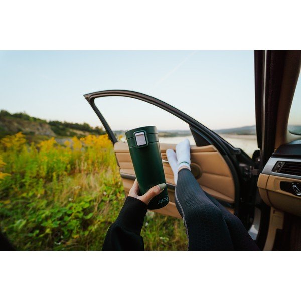 Zelena potovalna termo skodelica Vialli Design Fuori, 400 ml-image-4