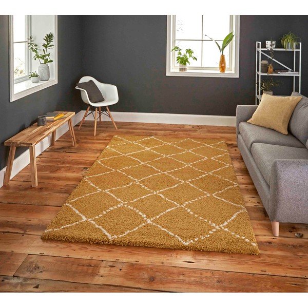 Gorčično rumena preproga Think Rugs Royal Nomadic, 160 x 220-image-1