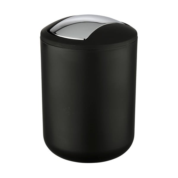 Črn plastičen komplet pripomočkov za kopalnico Brasil – Wenko-image-3