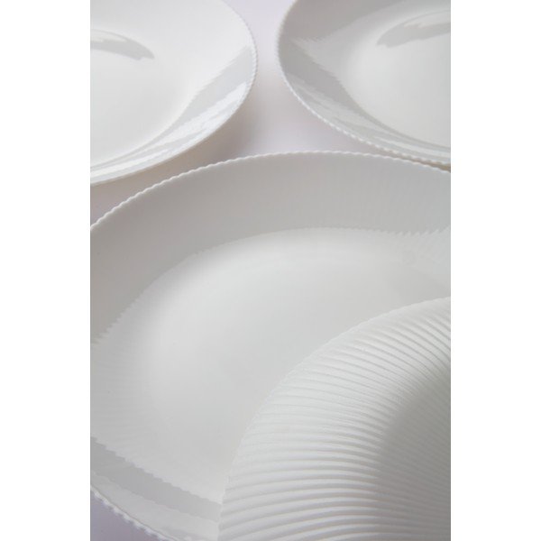 Beli stekleni krožniki v kompletu 4 ks ø 25 cm Alessia – Jotex-image-2