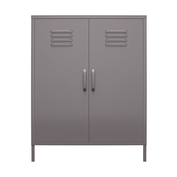 Siva kovinska omarica 80x102 cm Bradford – Støraa