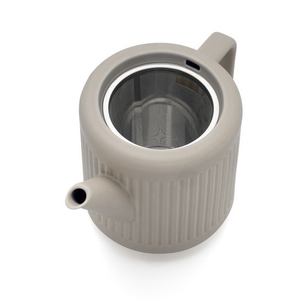 Siv porcelanast čajnik s cedilom 1,2 l Skagen – Bredemeijer-image-4