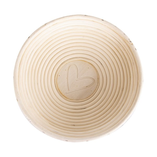 Košara za kruh iz ratana Orion Heart, ⌀ 21 cm-image-1