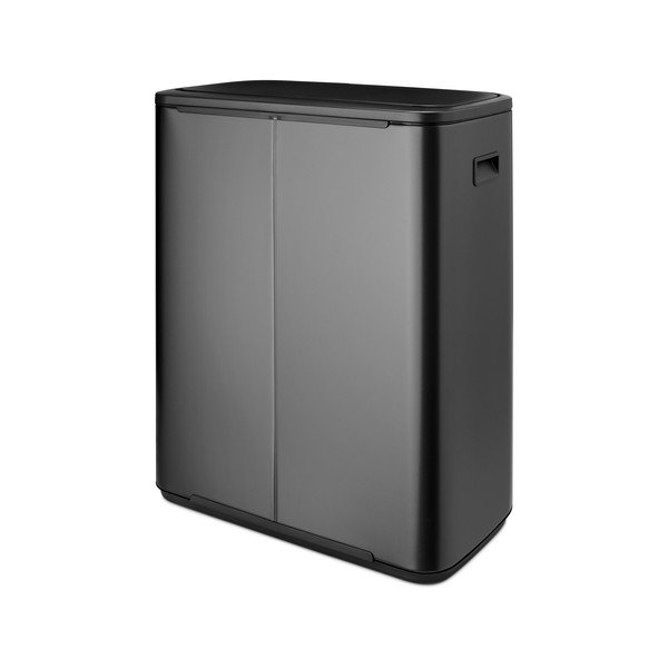 Temno siv jeklen koš za smeti za ločevanje odpadkov na dotik 60 l Bo Touch Bin – Brabantia-image-3