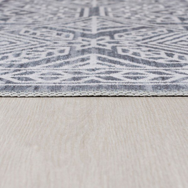 Siva pralna preproga 290x200 cm Cora - Flair Rugs-image-4