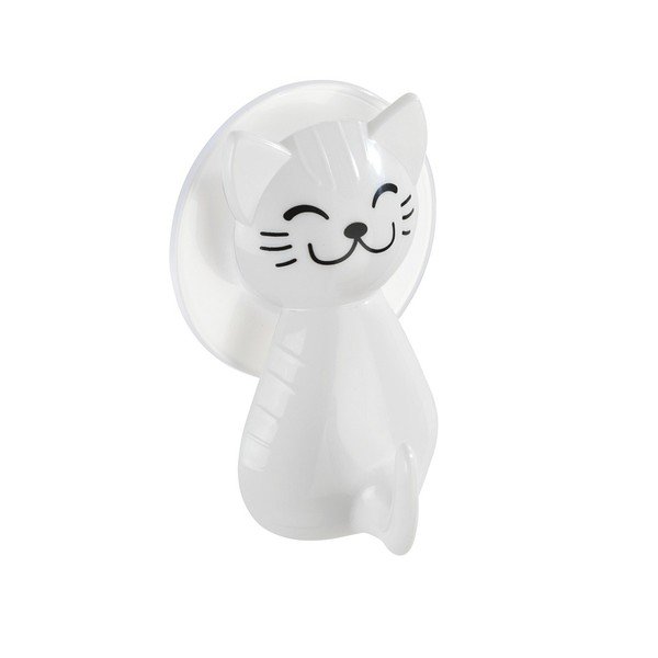 Bel stenski obešalnik Wenko Cat-image-1