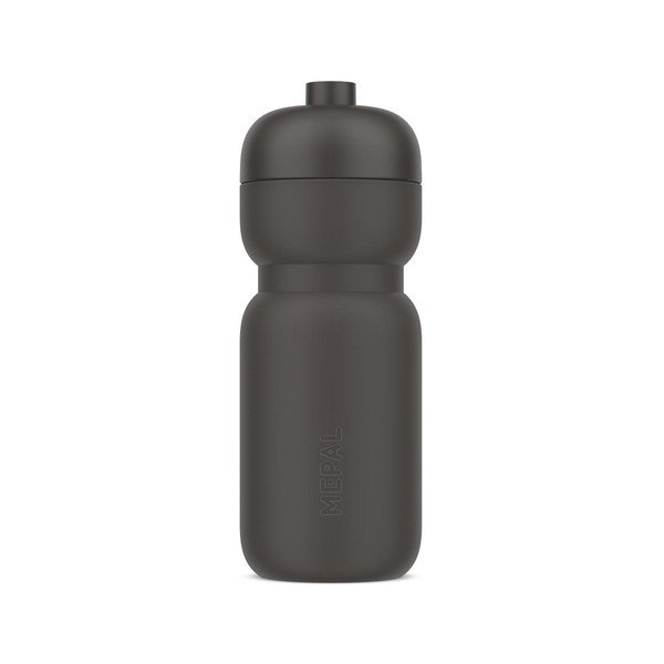 Antracitno siva plastična steklenica za vodo 600 ml Active – Mepal
