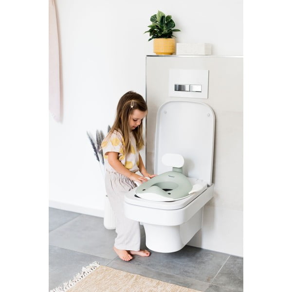 Zeleni otroški nastavek za WC školjko - Kindsgut   -image-1