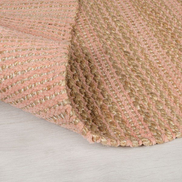 Roza preproga iz jute Flair Rugs Equinox, 160 x 230 cm-image-1