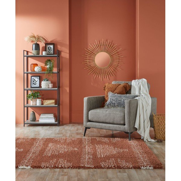 Temno rdeča preproga Flair Rugs Zane, 120 x 170 cm-image-4
