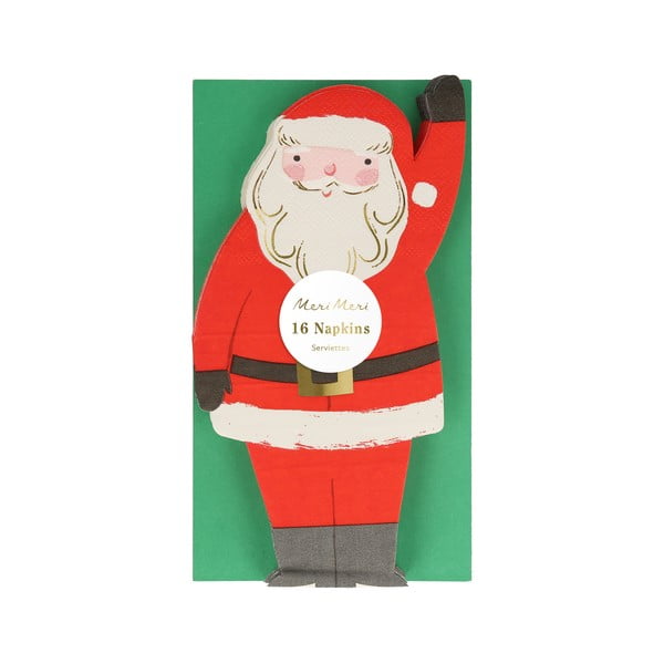 Papirnati prtički v kompletu 16 ks Jolly Christmas – Meri Meri-image-2