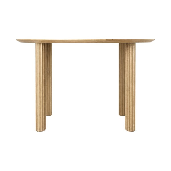Okrogla jedilna miza iz masivnega hrasta ø 120 cm Comfort Circle – UMAGE-image-3