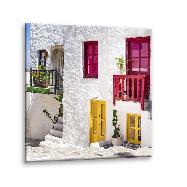 Slika Styler Glasspik Destination Greece III, 30 x 30 cm