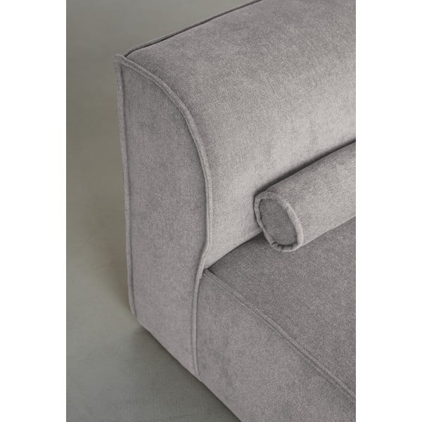 Svetlo siv modul za sedežno garnituro (desni kot) Flex Felix – Miuform-image-4