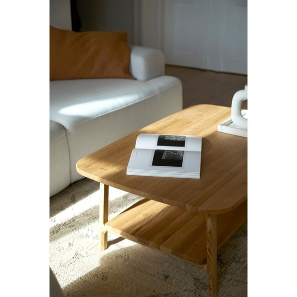 Mizica iz masivnega hrasta 60x100 cm Twig – The Beds-image-2