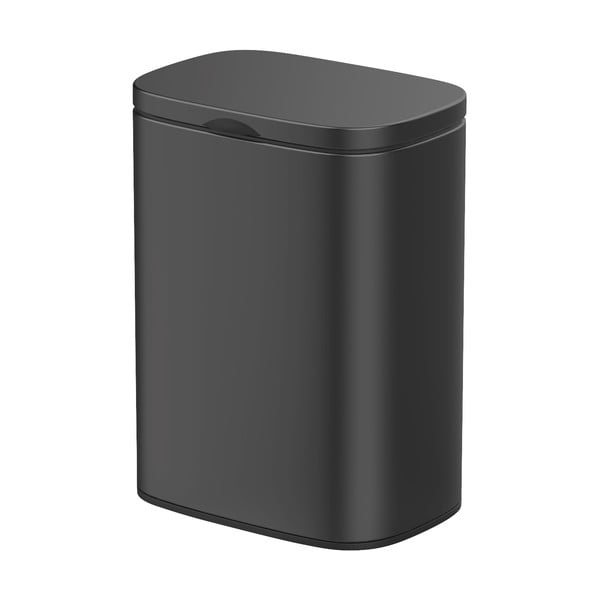 Črn koš za odpadke iz nerjavečega jekla Wenko Sare