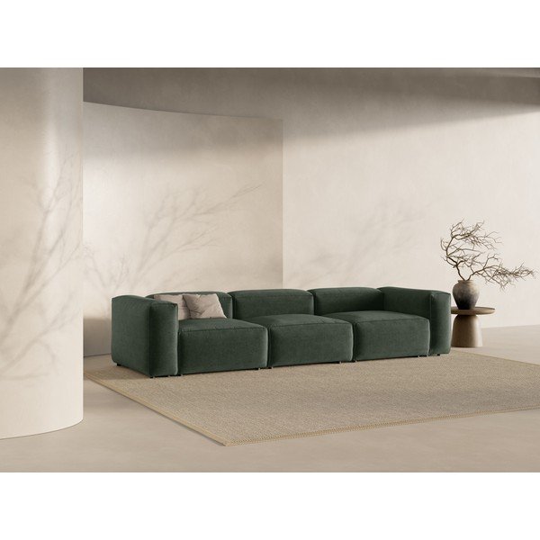 Zelena sedežna garnitura 364 cm Bergamo – Cosmopolitan Design-image-1