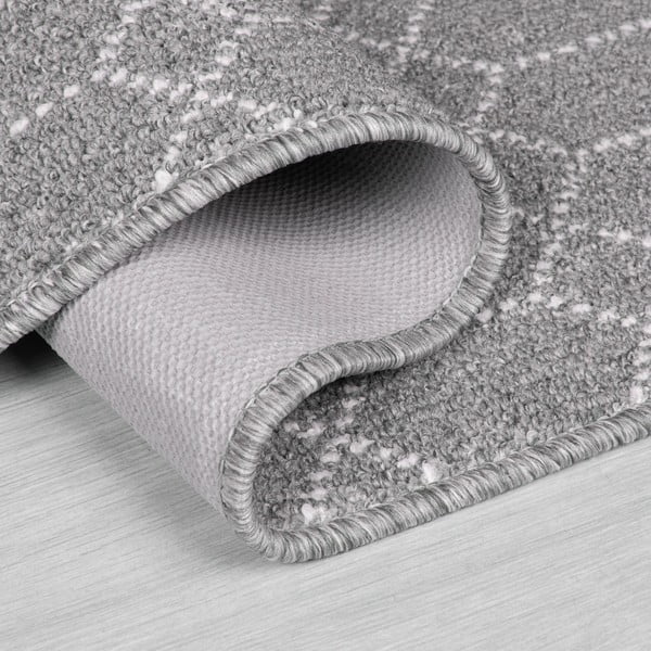 Svetlo siv pralen tekač 57x230 cm Argyll – Flair Rugs-image-2