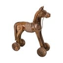 Dekorativni lesen kipec konja Antic Line Cheval, višina 31 cm