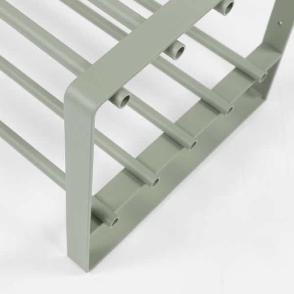 Prašno zelena kovinska omarica za čevlje 70x29x27 cm Rex – Spinder Design-image-3