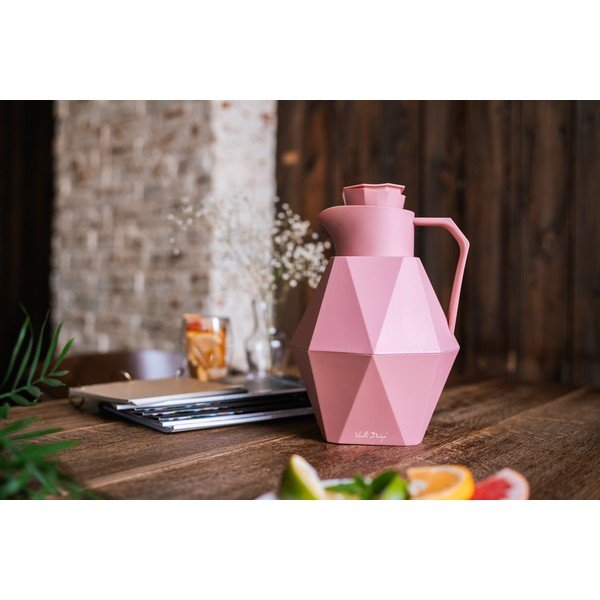 Roza termovka Vialli Design Geo, 1 l-image-4