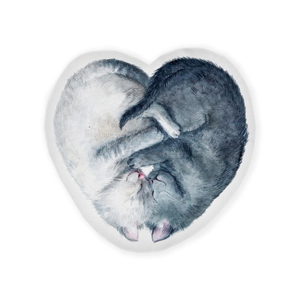 Otroška blazina Cat Heart – Folkifreckles