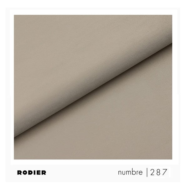 Svetlo rjava žametna sedežna garnitura 199 cm Tuil – Rodier-image-3