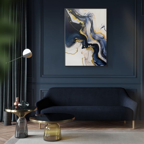 Slika z ročno naslikanimi elementi 70x100 cm Sky – Styler-image-1