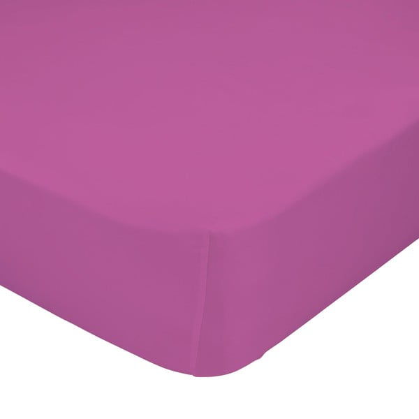 Temno rožnata rjuha iz čistega bombaža, 60 x 120 cm