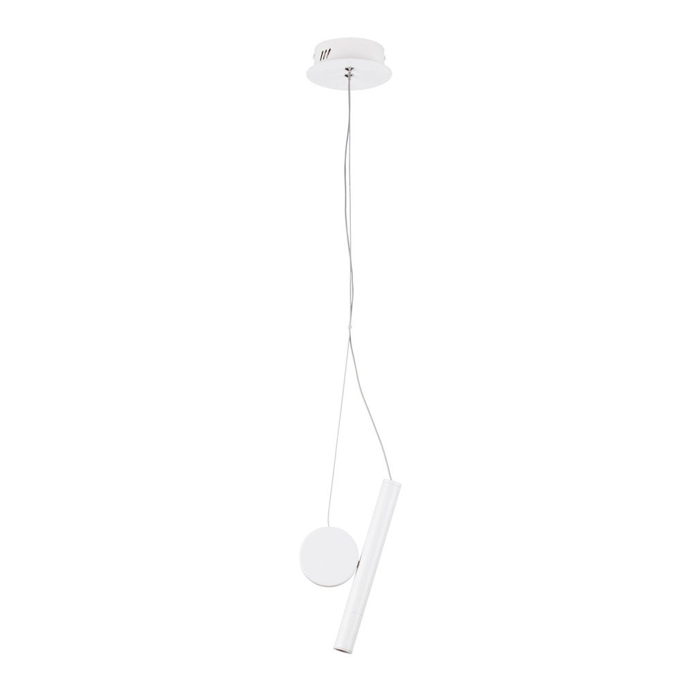 Bela aluminijasta LED viseča svetilka ø 23,5 cm Vero