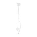Bela aluminijasta LED viseča svetilka ø 23,5 cm Vero – Nova Luce