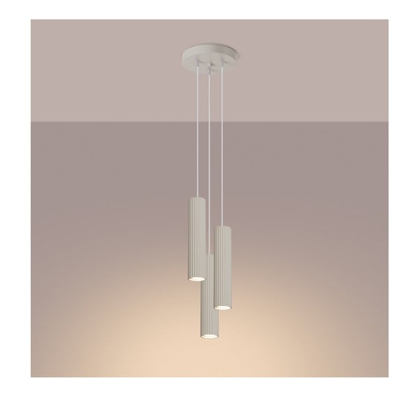 Kremno bela viseča svetilka ø 19,5 cm Gleam – Sollux-image-4