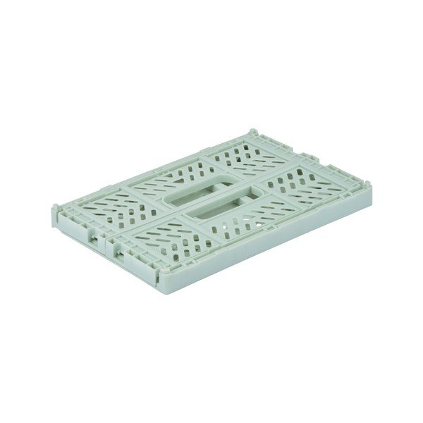 Mentolno zelena plastična škatla za shranjevanje 21x14.5x8 cm – Homéa-image-2