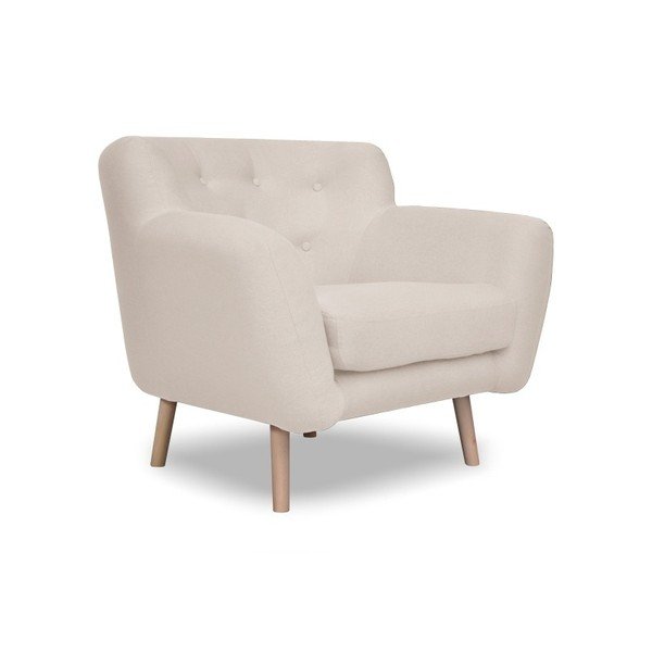 Sivo-bež fotelj Cosmopolitan Design London-image-2