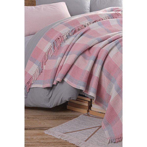 Rožnato pregrinjalo 180x220 cm Warm Soft – Mijolnir-image-2