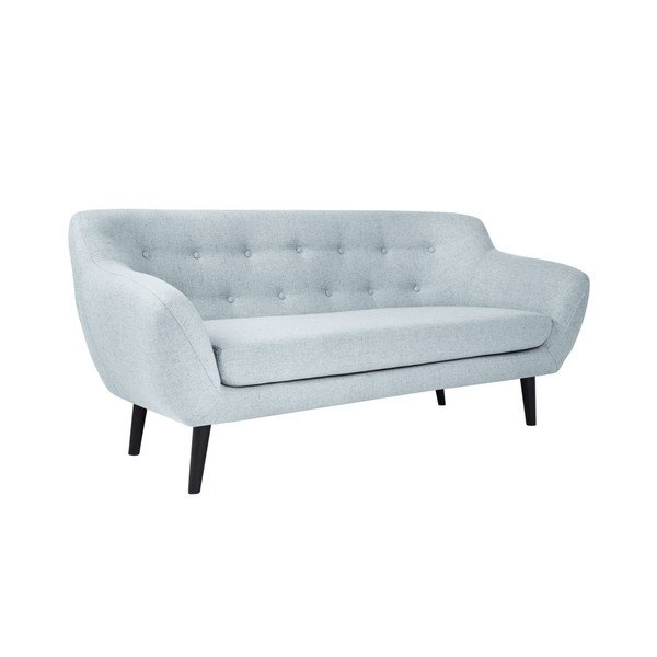 Svetlo modra zofa Mazzini Sofas Piemont, 188 cm